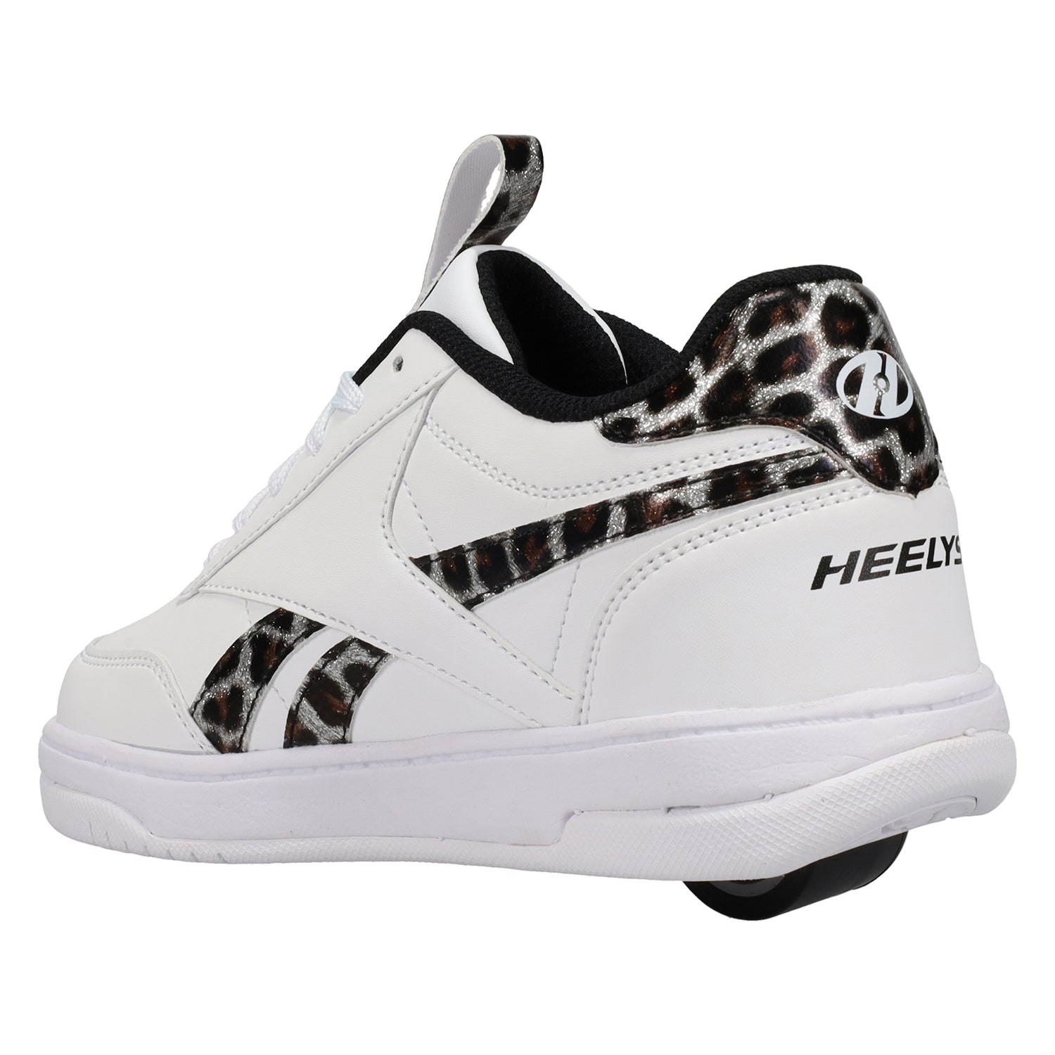 Heelys | Reebok CL Court Low | White/Snow Leopard