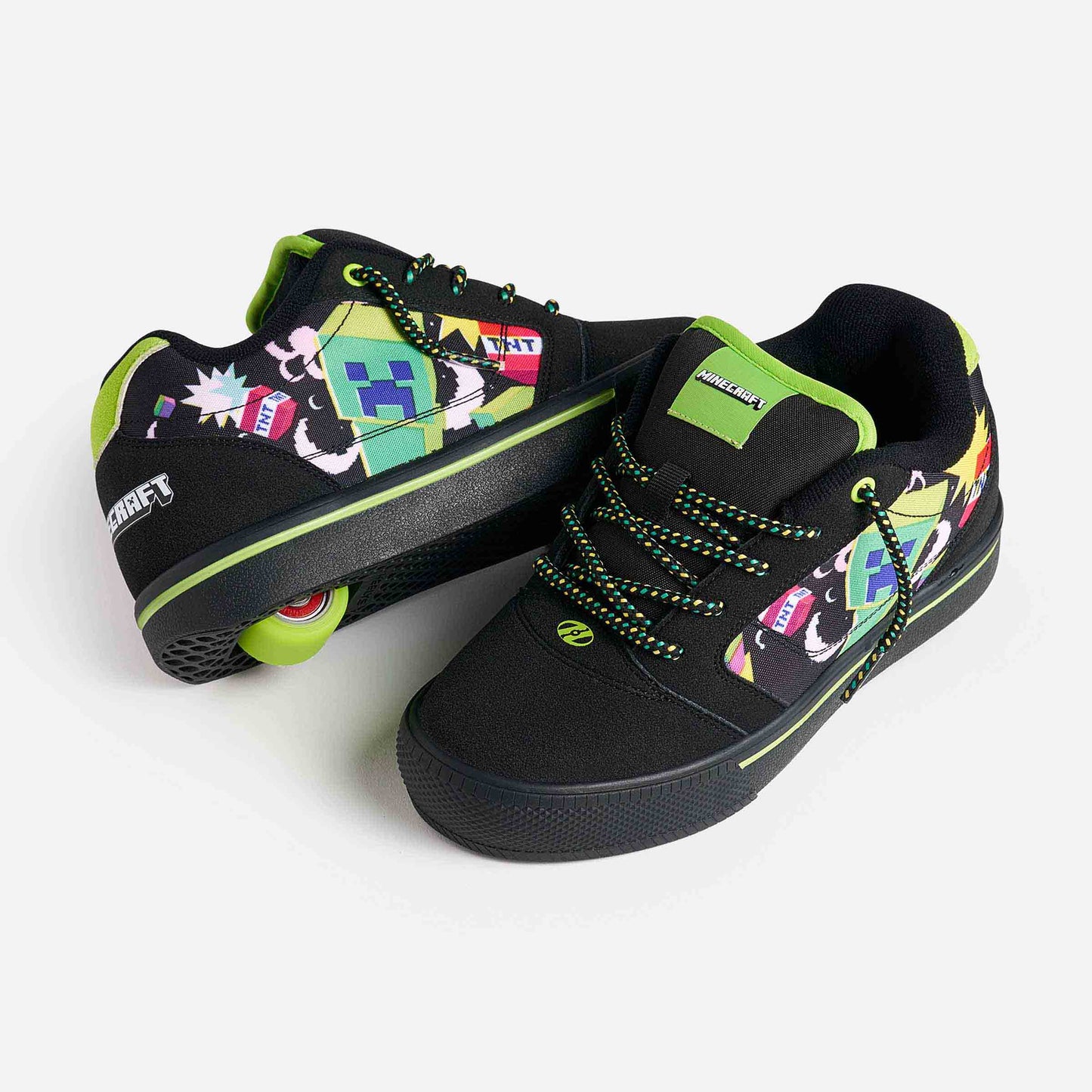 Heelys | Minecraft Pro 25 Adults | Black/Green/Multi