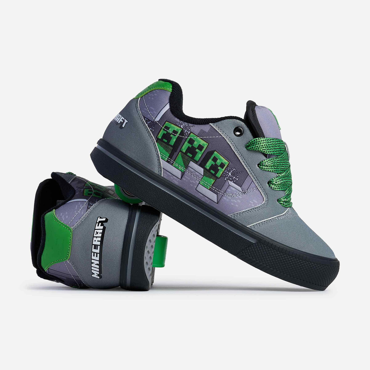 Heelys | Pro 25 Prints x Minecraft Adults - Grey/Green/Black