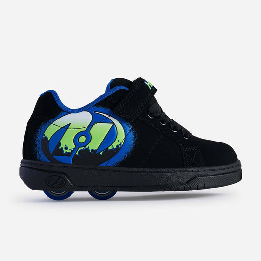 Entraîneur de patineur Heelys Thunder X2 garçons bleu néon jaune taille Entraîneur de patineur Heelys Thunder X2 garçons bleu néon jaune taille