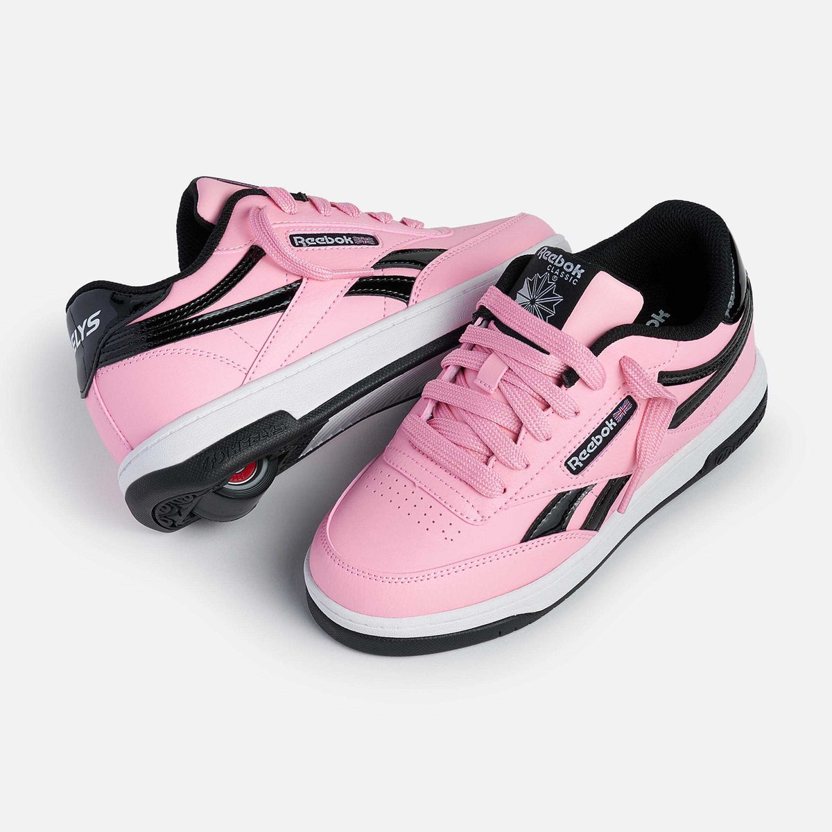 Heelys | Reebok Club C  Adults - Candy Pink/Black/White