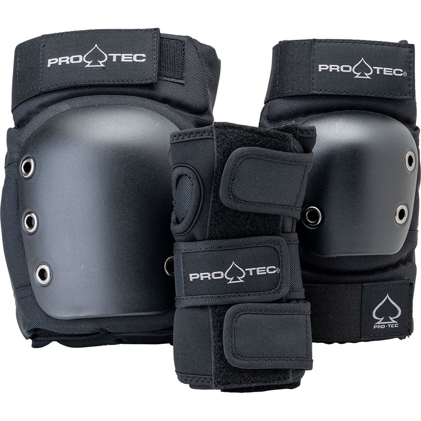 Pro-Tec Street Gear Junior (3er-Pack) Offene Pads - Schwarz